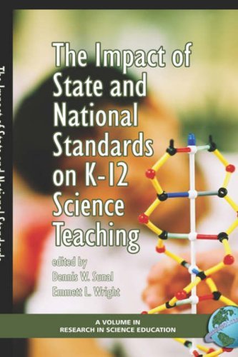 Cover for Emmett L. Wright (Editor) Dennis W. Sunal (Editor) · The Impact of State and National Stardards on K-12 Science Technology (Research in Science Education) (Hardcover Book) (2006)