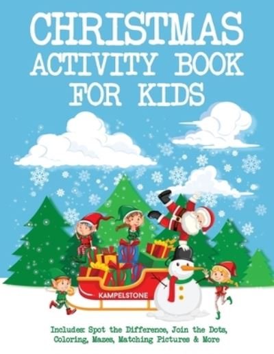 Cover for Kampelstone · Christmas Activity Book for Kids (Pocketbok) (2019)