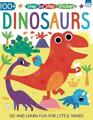 Step by Step Stickers Dinosaurs - Step by Step Stickers - Emma Munro Smith - Books - iSeek Ltd - 9781915458650 - March 1, 2023