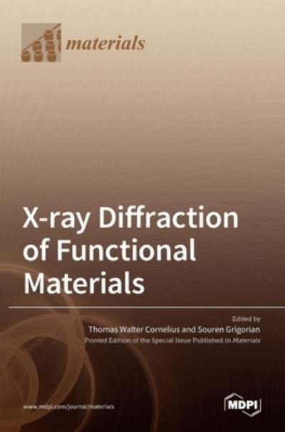 Cover for Mdpi Ag · X-ray Diffraction of Functional Materials (Hardcover Book) (2022)