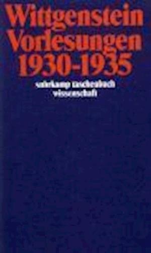 Cover for Ludwig Wittgenstein · Suhrk.tb.wi.0865 Wittgenst.vorlesungen (Book)