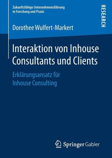 Cover for Wulfert-Markert · Interaktion von Inhouse (Book) (2017)