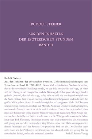 Cover for Hella Wiesberger · Aus den Inhalten der esoterischen Stunden, Band II: 1910-1912 (Book) (2024)