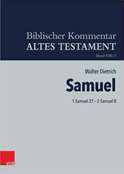 Cover for Walter Dietrich · 1 Samuel 27 2 Samuel 8 (Hardcover Book) (2019)