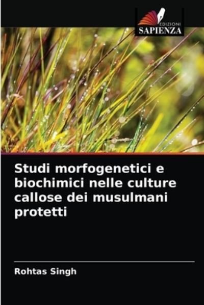 Cover for Singh · Studi morfogenetici e biochimici (N/A) (2021)