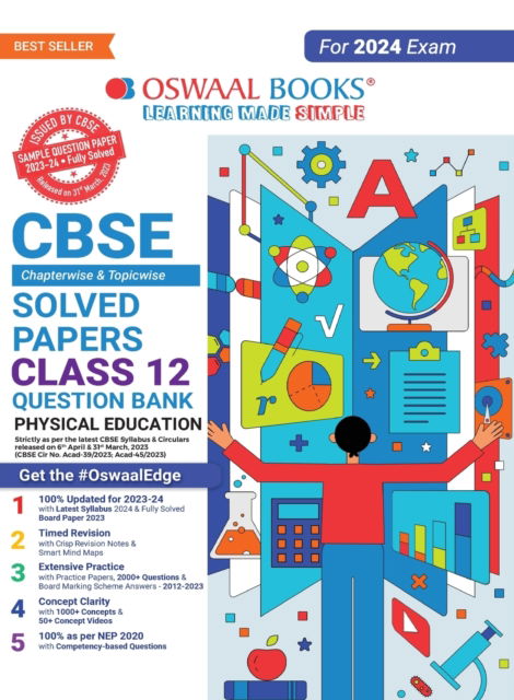 Cover for Oswaal Editorial Board · Oswaal CBSE Class 12 Physical Education Question Bank 2023-24 Book (Paperback Book) (2023)