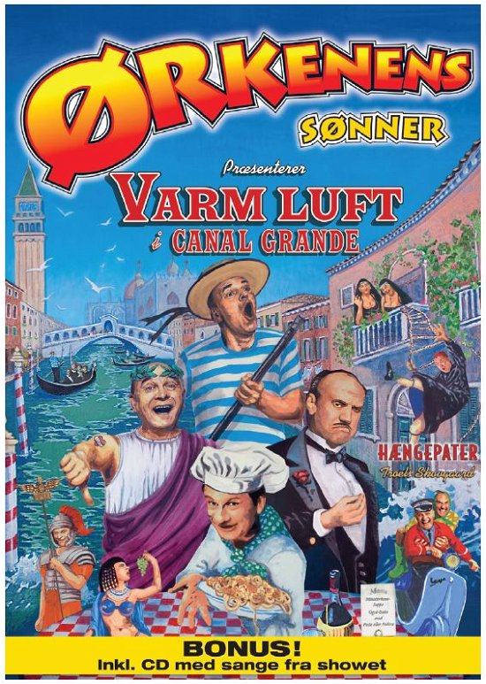 Cover for Ørkenens Sønner · Varm Luft I Canal Grande (DVD/CD) (2012)