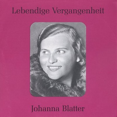 Cover for Blatter Johanna · Arien (CD) (2003)
