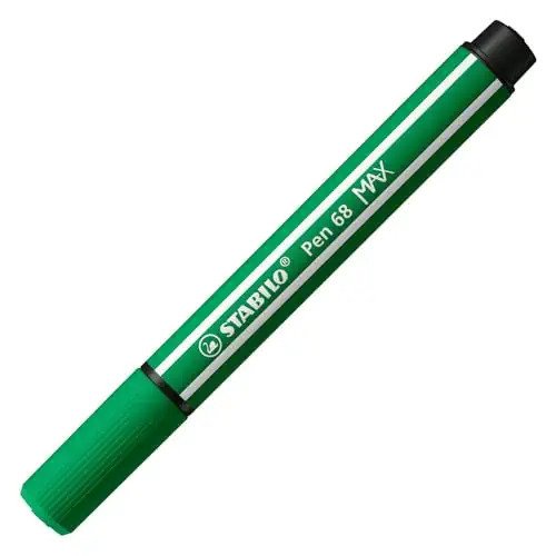 Cover for Stabilo · STABILO Pen 68 MAX - Viltstift Met Dikke Beitelpunt - Smarag (Spielzeug)