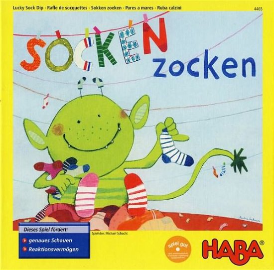 Socken zocken (Spiel).4465 - Speelgoed | Wooden Toys - Bøger - Haba - 4010168044651 - 