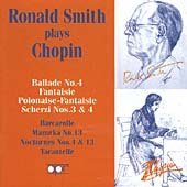 Cover for Chopin / Smith · Fantasie / Nocturnes 4 &amp; 13 / Barcarolle (CD) (1999)