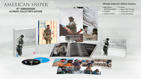 Cover for Clint Eastwood · American Sniper (10th Anniversary Ultimate Collectors Edition) (Steelbook) (Blu-ray) [Steelbook edition] (2024)