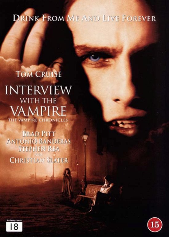 Cover for Interview with the Vampire · Vampyrs Bekendelser En DVD (DVD) [Standard edition] (1998)