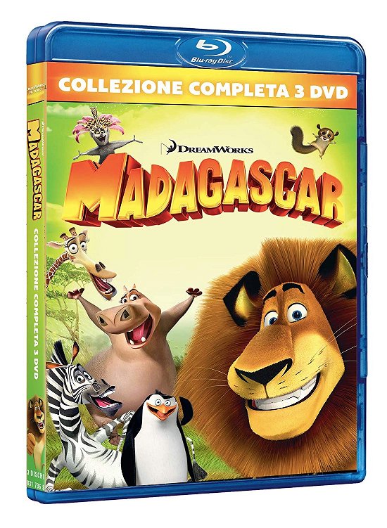 Cover for Cast · Madagascar Coll.1-3 (box 3 Br) (Blu-ray)