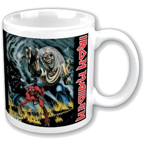 Iron Maiden Boxed Standard Mug: Number of the Beast - Iron Maiden - Produtos - Global - Accessories - 5055295313651 - 29 de novembro de 2010
