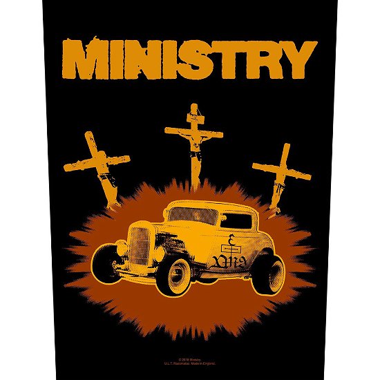 Ministry Back Patch: Jesus Built My Hot-Rod - Ministry - Koopwaar - PHD - 5055339794651 - 19 augustus 2019