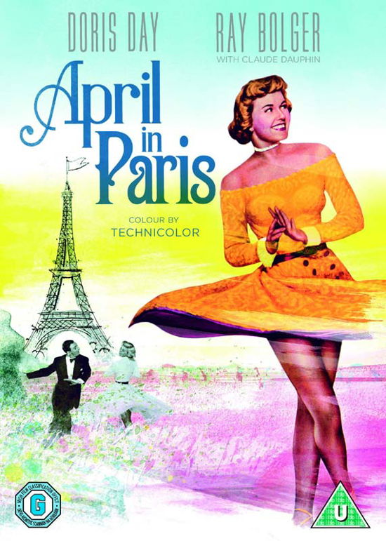 Cover for David Butler · April In Paris (DVD) (2016)