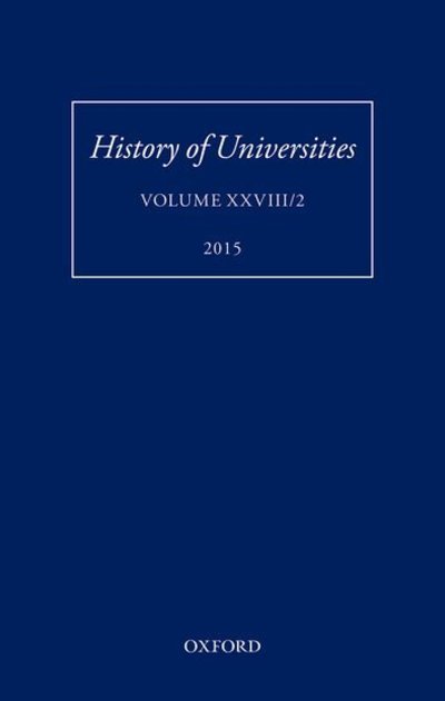 Cover for Mordechai Feingold · History of Universities: Volume XXVIII/2 - History of Universities Series (Hardcover Book) (2015)