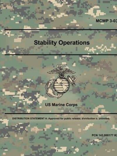 Cover for US Marine Corps · Stability Operations (Paperback Bog) (2018)
