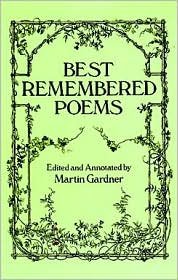 Cover for Martin Gardner · Best Remembered Poems (Paperback Book) [Annotated edition] (2003)