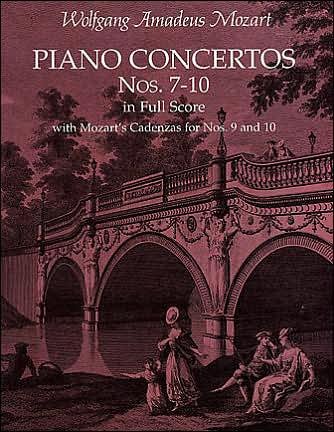 Cover for Music Scores · Piano Concertos Nos. 7-10 in Full Score: with Mozart's Cadenzas (Dover Music Scores) (Paperback Bog) (2000)