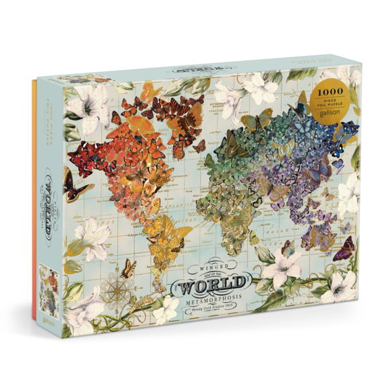 Wendy Gold Winged Metamorphosis 1000 Piece Foil Puzzle - Galison - Board game - Galison - 9780735384651 - March 13, 2025