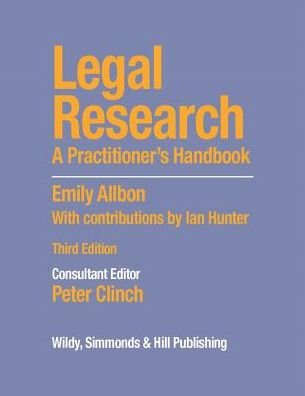 Cover for Emily Allbon · Legal Research: A Practitioner's Handbook (Hardcover Book) [3 Revised edition] (2019)