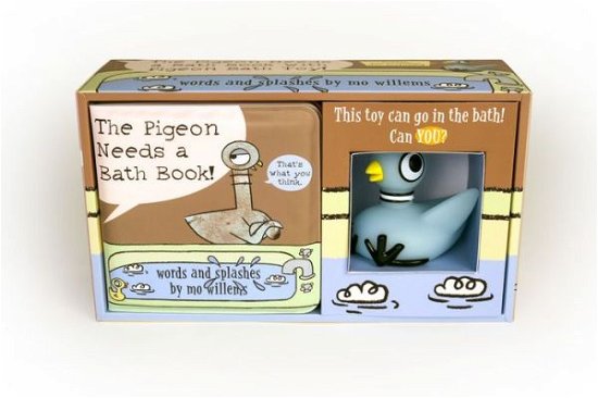 Cover for Mo Willems · Pigeon Needs a Bath Book with Pigeon Bath Toy! (Board book) (2019)