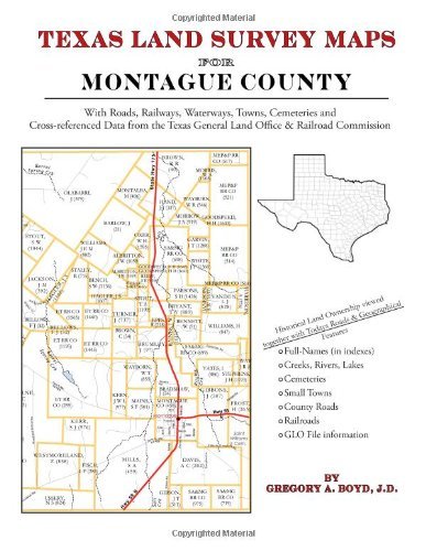 Cover for Gregory a Boyd J.d. · Texas Land Survey Maps for Montague County (Taschenbuch) (2011)