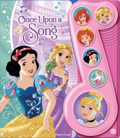 Cover for Publications International · Disney Princess Once Upon a Song Little Music Notebook (Board book) (2015)