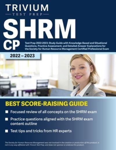 SHRM CP Test Prep 2022-2023 - Simon - Books - Trivium Test Prep - 9781637980651 - September 20, 2021