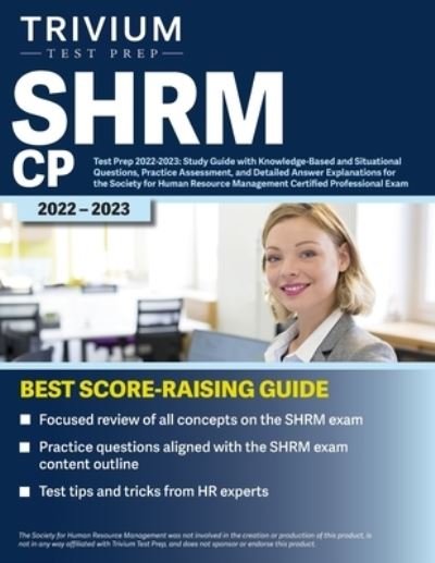 SHRM CP Test Prep 2022-2023 - Simon - Bücher - Trivium Test Prep - 9781637980651 - 20. September 2021