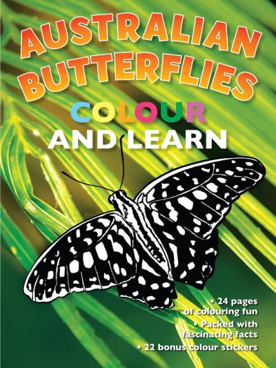 Cover for New Holland Publishers · Australian Butterflies Color and Learn (Book) (2023)