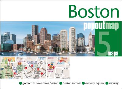 Cover for Popout Map · Boston PopOut Map - PopOut Maps (Map) (2023)