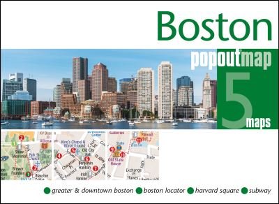 Cover for Popout Map · Boston PopOut Map - PopOut Maps (Kartor) (2023)