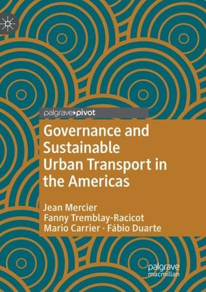 Cover for Mercier · Governance and Sustainable Urba (Book) (2019)