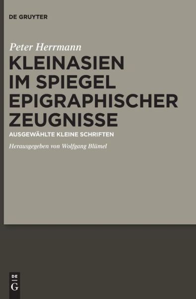 Cover for Herrmann · Kleinasien im Spiegel epigraph (Buch) (2016)