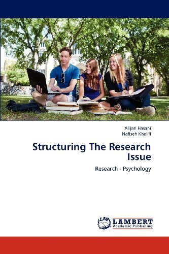 Cover for Nafiseh Khalili · Structuring the Research Issue: Research - Psychology (Taschenbuch) (2012)