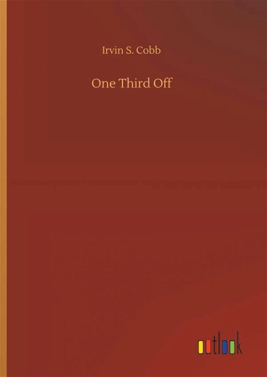 Cover for Cobb · One Third Off (Buch) (2018)