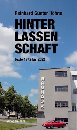 Cover for Reinhard Günter Höhne · Hinterlassenschaft (Book) (2023)