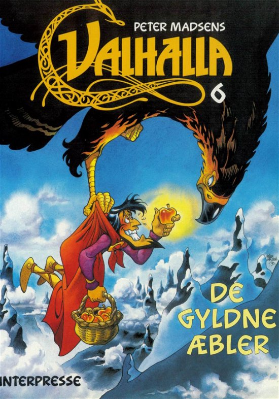 Cover for Henning Kure; Peter Madsen; Per Vadmand; Hans Rancke-Madsen · Valhalla: Valhalla (6) - De gyldne æbler (Sewn Spine Book) [1th edição] (1990)