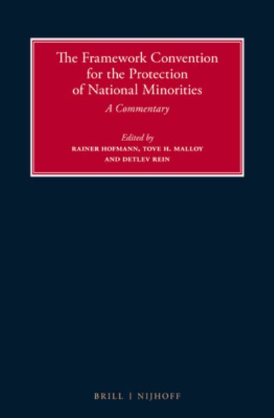 Cover for Rainer Hofmann · The Framework Convention for the Protection of National Minorities (Hardcover Book) (2018)