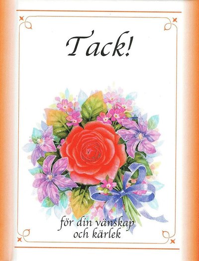 Cover for Lynne Robinson · Tack! för din vänskap och kärlek (Hardcover Book) (2001)