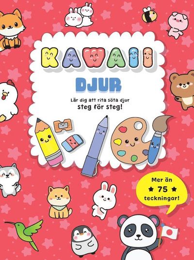 Cover for Kawaii - Lär dig att rita söta djur (Book) (2024)