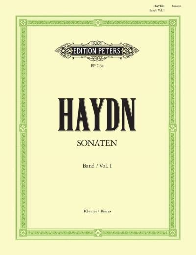 Cover for Piano Sonatas Vol. 1: Hob XVI:11, 19, 34-37, 40, 44, 46, 49, 52 (Sheet music) (2001)