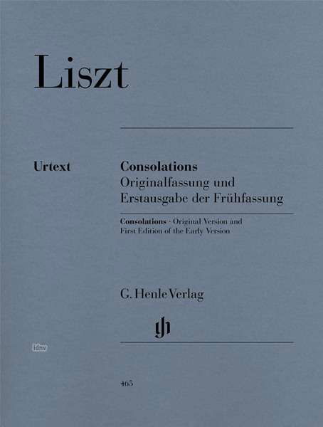 Cover for F. Liszt · Consolations,Klavier.HN465 (Book) (2018)