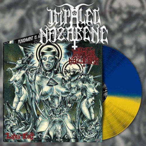 Cover for Impaled Nazarene · Latex Cult (Blue / Yellow Vinyl LP) (LP) (2022)