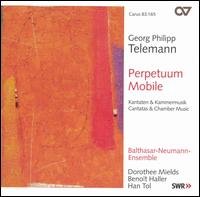 Cover for Telemann / Mields / Haller / Balthasar-neumann-ens · Perpetuum Mobiel / Cantatas &amp; Chamber Music (CD) (2004)
