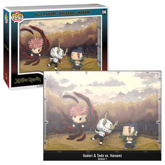 Cover for Funko Pop Moments Deluxe · Pop Deluxe Jujutsu Kaisen Itadori &amp; Todo vs Hanami (Funko POP!) (2024)