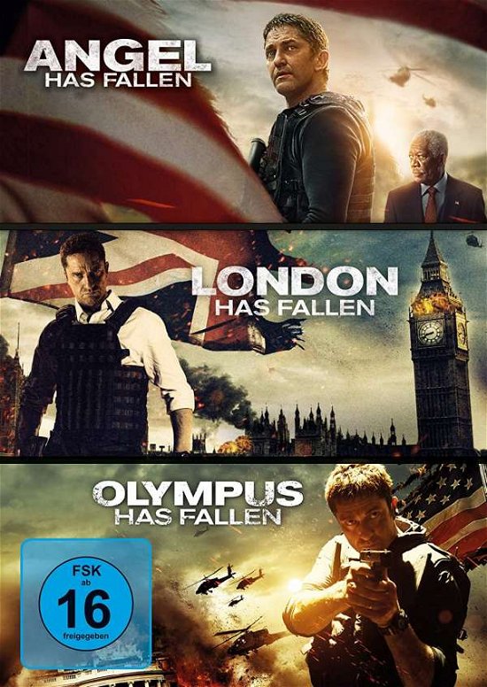 Cover for Olympus / London / Angel Has Fallen-triple Film Coll (DVD) (2020)
